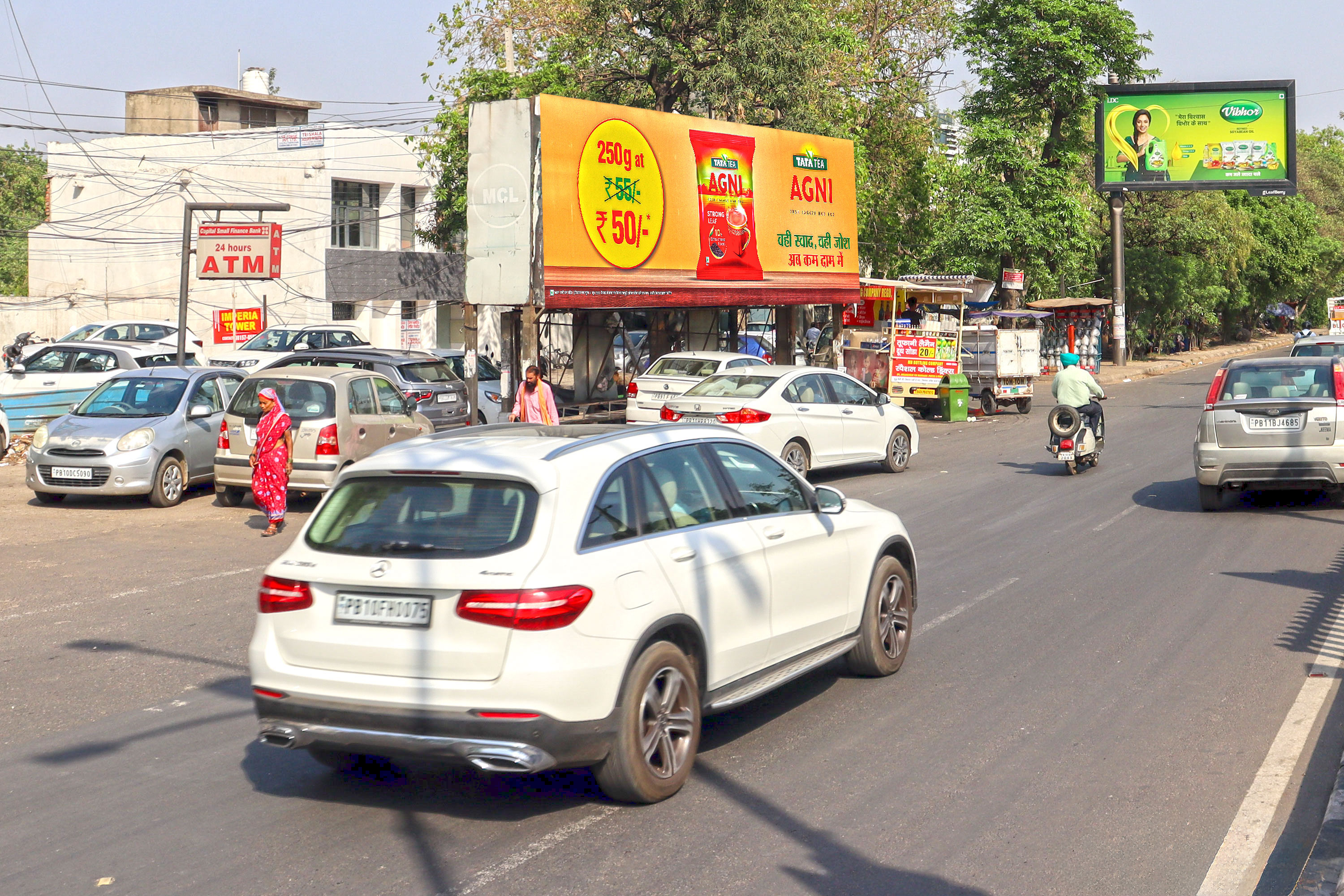 Vishkarma Chowk towards Dholewal